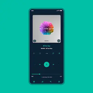 Aurora - Poweramp Skin Screenshot 0