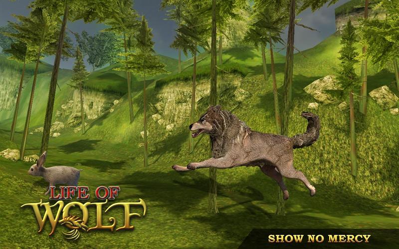 Wolf Life Simulator Captura de tela 3