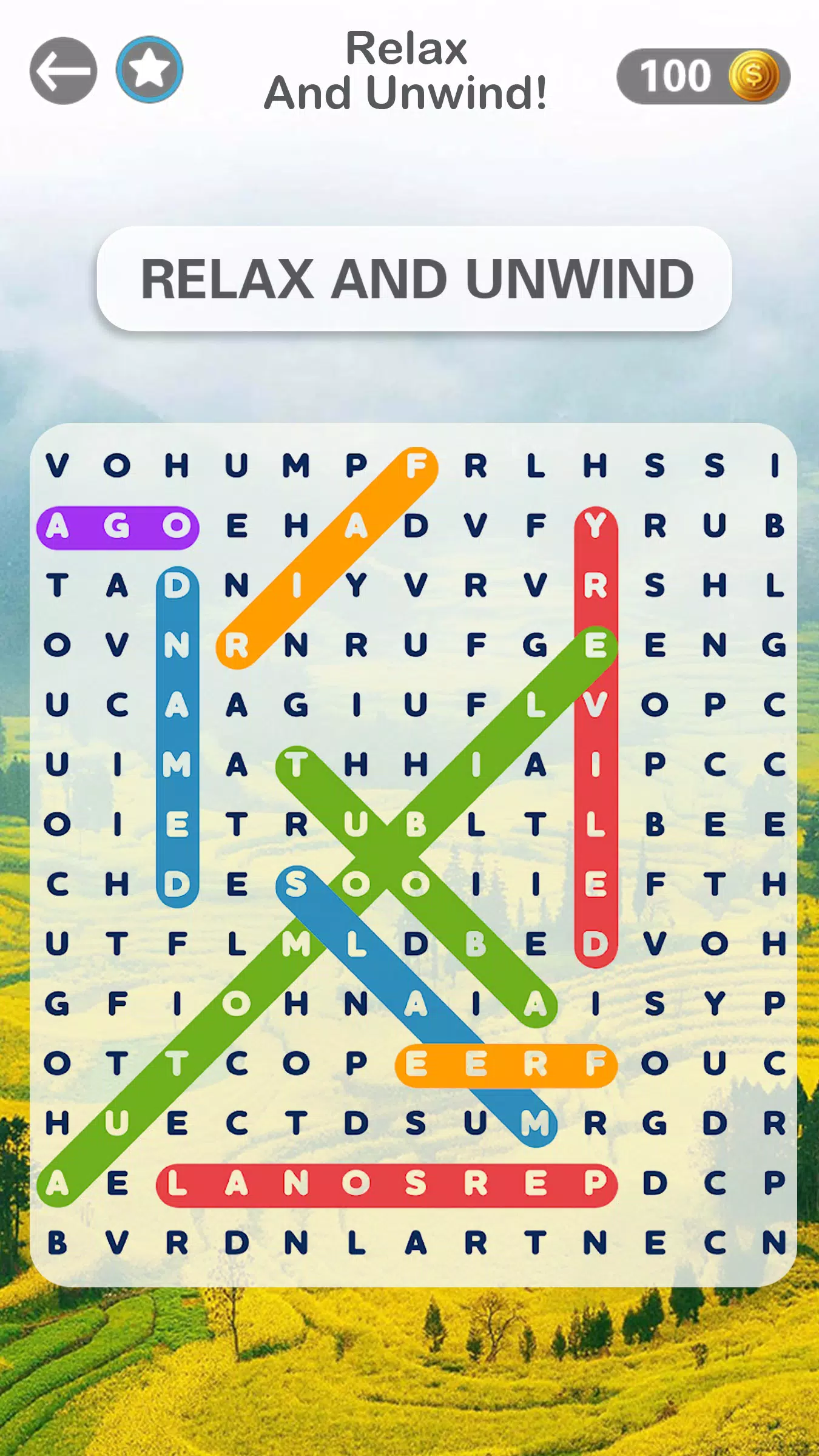 Otium Word: Word Search Capture d'écran 2