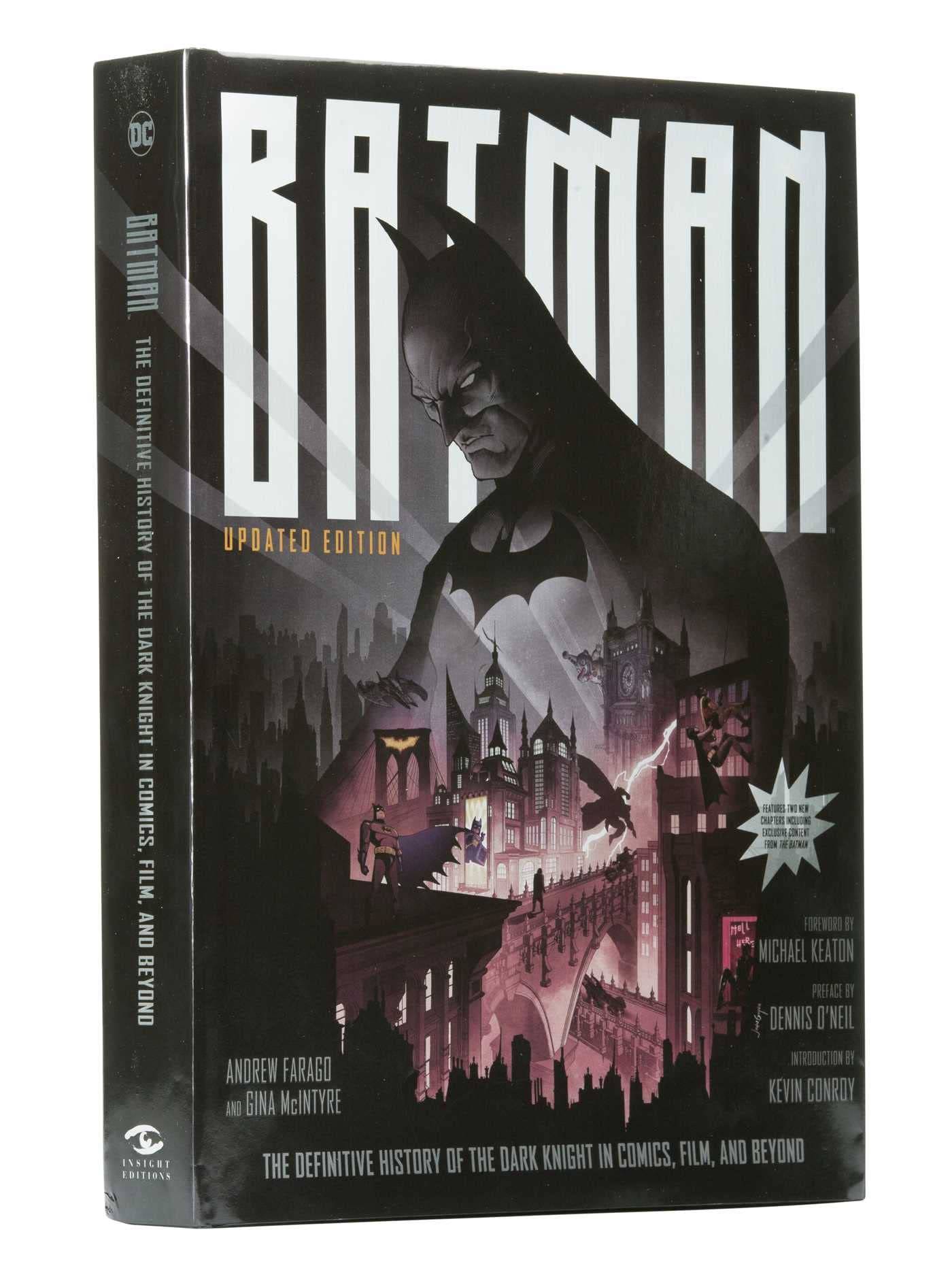 Batman: A História Definitiva do Cavaleiro das Trevas em quadrinhos, cinema e capa do livro