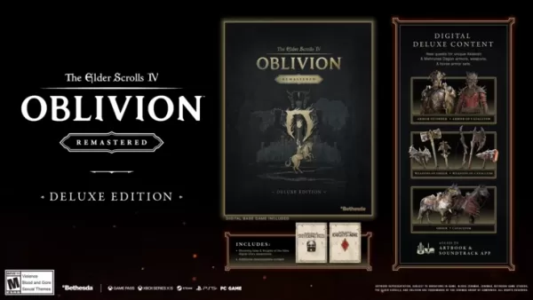 Elder Scrolls Oblivion remastered preorder และ DLC