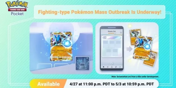 Pokémon TCG Pocket: Fighting Type Outbreak Event Live