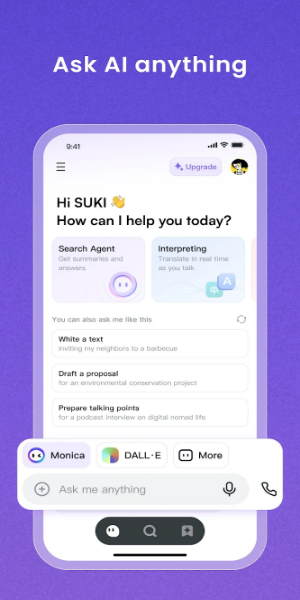 Monica Chatbot AI Assistant スクリーンショット 0