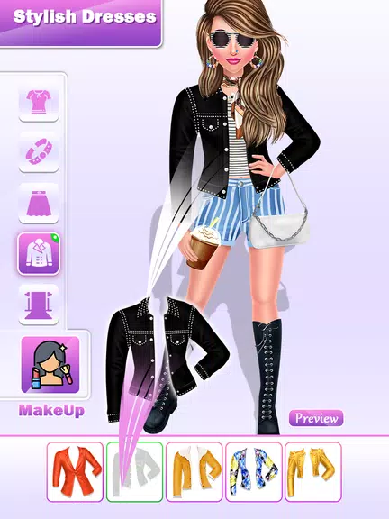 Fashion Makeup: Dress Up Girls應用截圖第2張