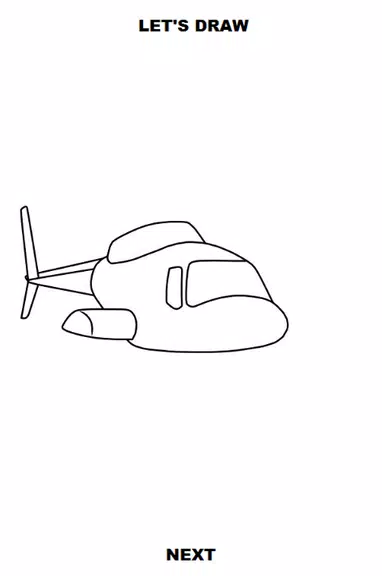 Draw Aircrafts: Helicopter 스크린샷 2