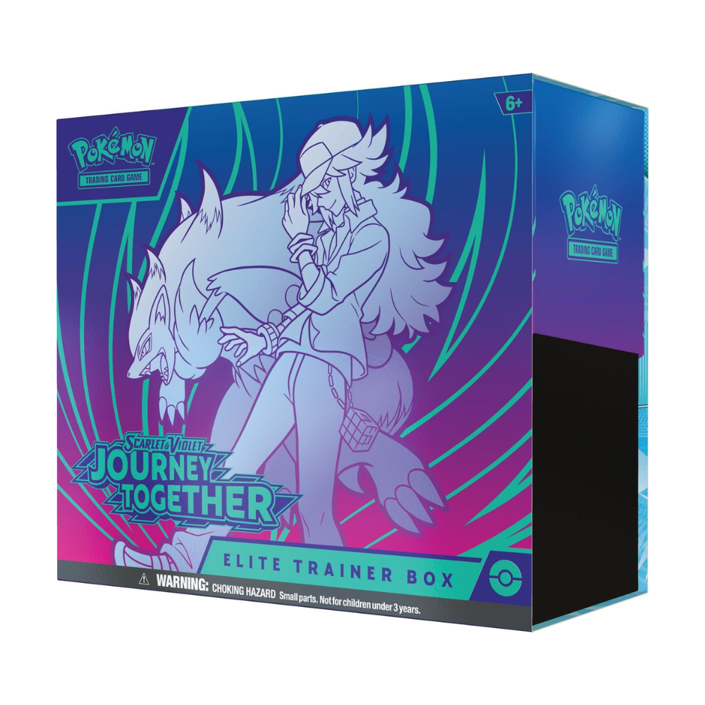 Pokemon Trading Card ဂိမ်း - Elite Trainer Box ကိုအတူတကွ Scarlet နှင့်ခရမ်းရောင်ခရီး