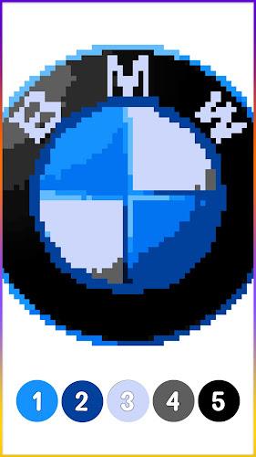 Logo Pixel Art Color by Number स्क्रीनशॉट 2