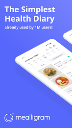 Mealligram: Daily Food Tracker Captura de pantalla 1