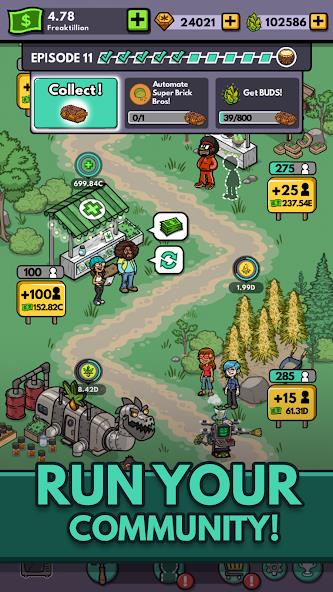 Bud Farm: Idle Tycoon Mod Captura de tela 0