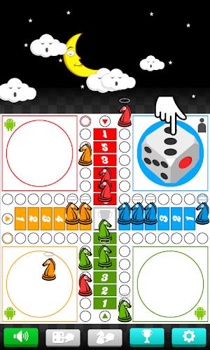 Parcheesi - Horse Race Chess Captura de pantalla 1