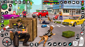 Police Dog Crime Chase Game 3D Скриншот 2