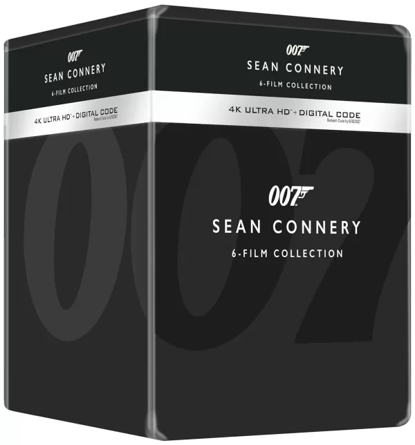 Preorden ahora: colección 4k de 6 películas clásicas de Sean Connery James Bond