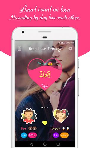 Been Love Memory -Love Counter Zrzut ekranu 0