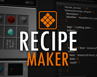 Crafting Table Recipe Maker