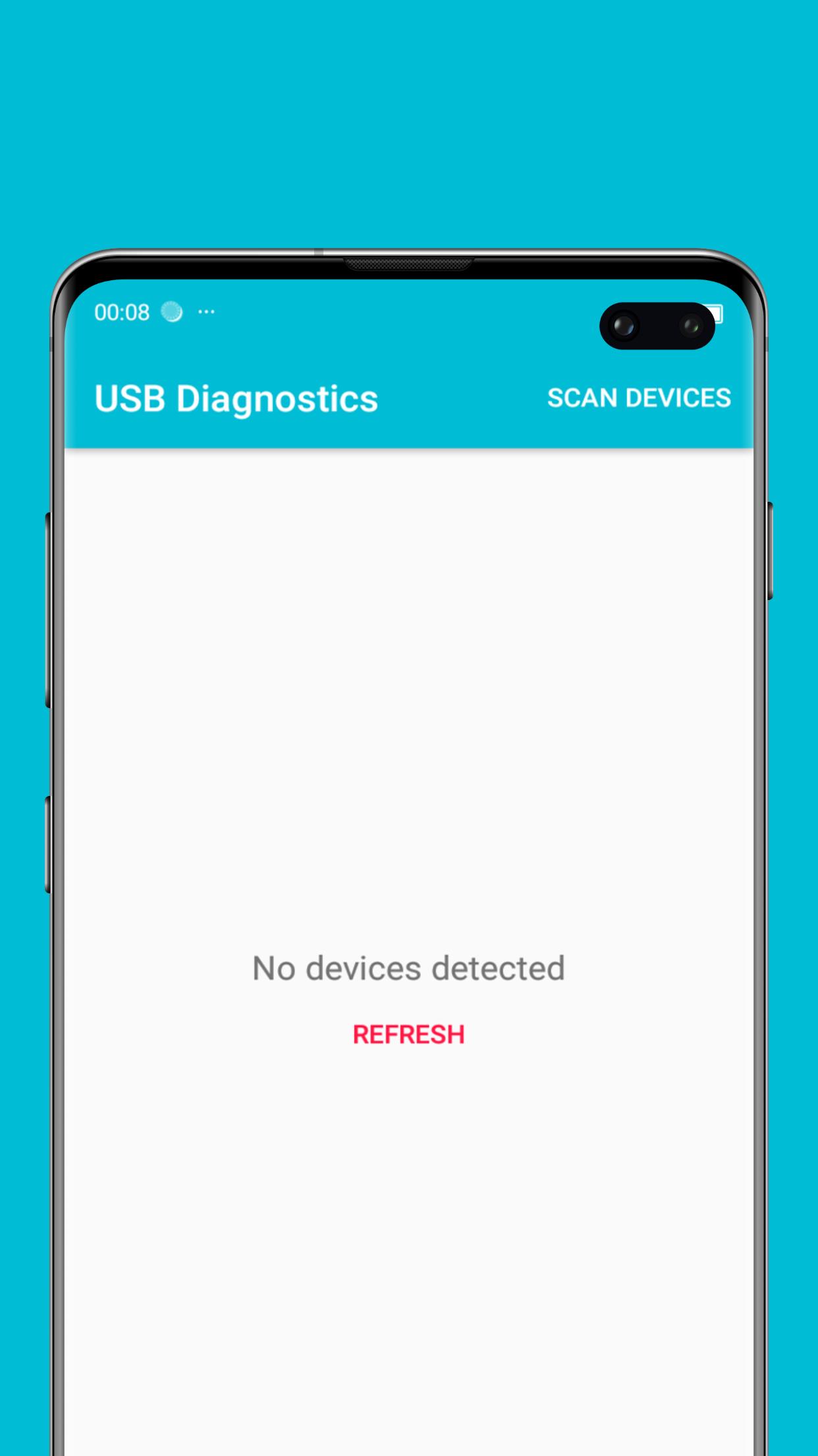 USB diagnostics Schermafbeelding 3