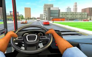 Bus Driving Sim- 3D Bus Games Screenshot 1