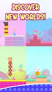 Stacky Cat kawaii runner Game स्क्रीनशॉट 0