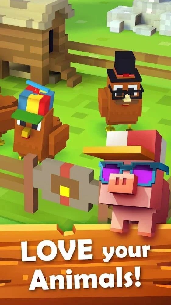 Blocky Farm Ekran Görüntüsü 1