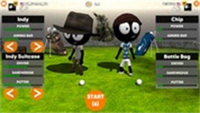 Stickman Cross Golf Battle Screenshot 2