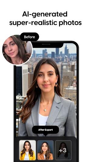 PhotoApp AI Photo Enhancer Schermafbeelding 1