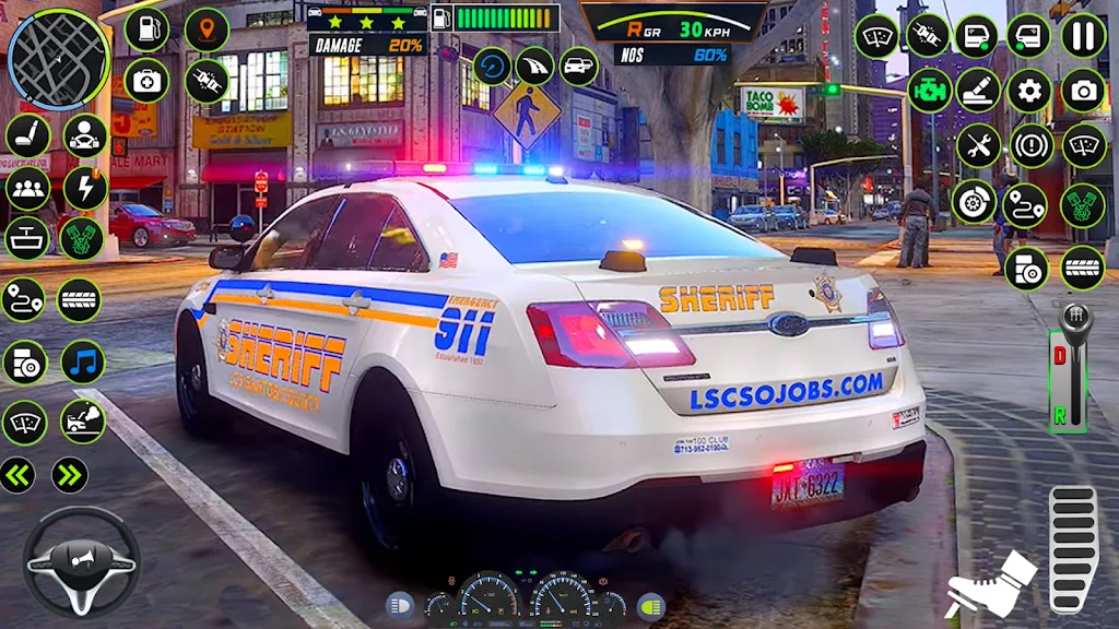 US Police Car Chase: Cop Games Screenshot 2