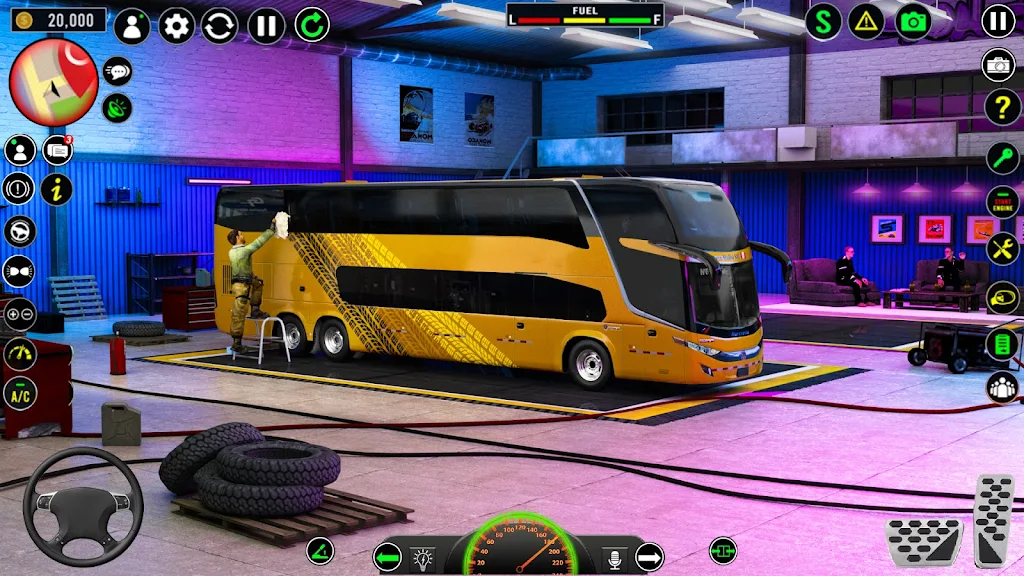 US Luxury Bus Driving Game 3D スクリーンショット 0