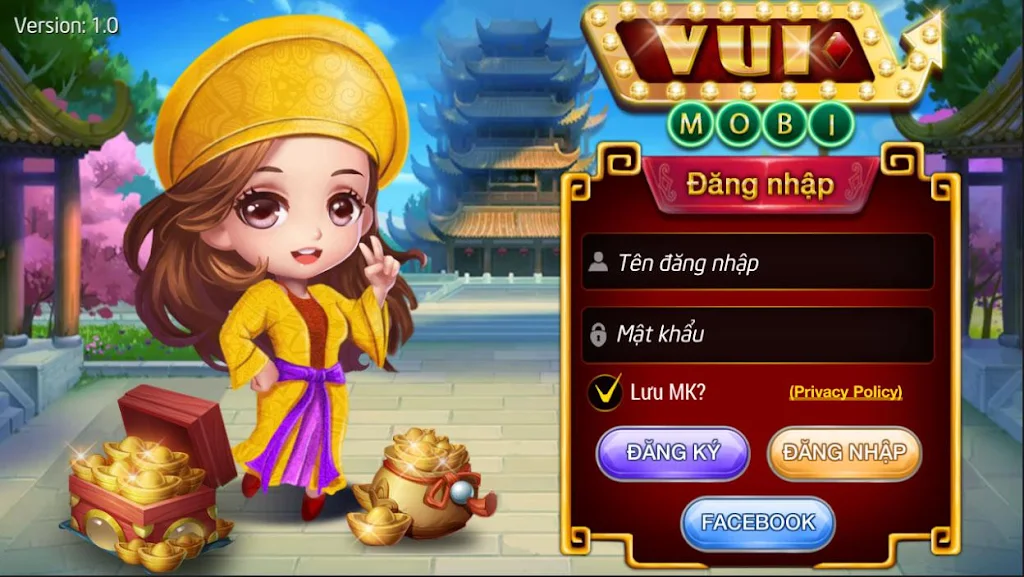 VUI MOBI - Cổng game bài online Screenshot 0