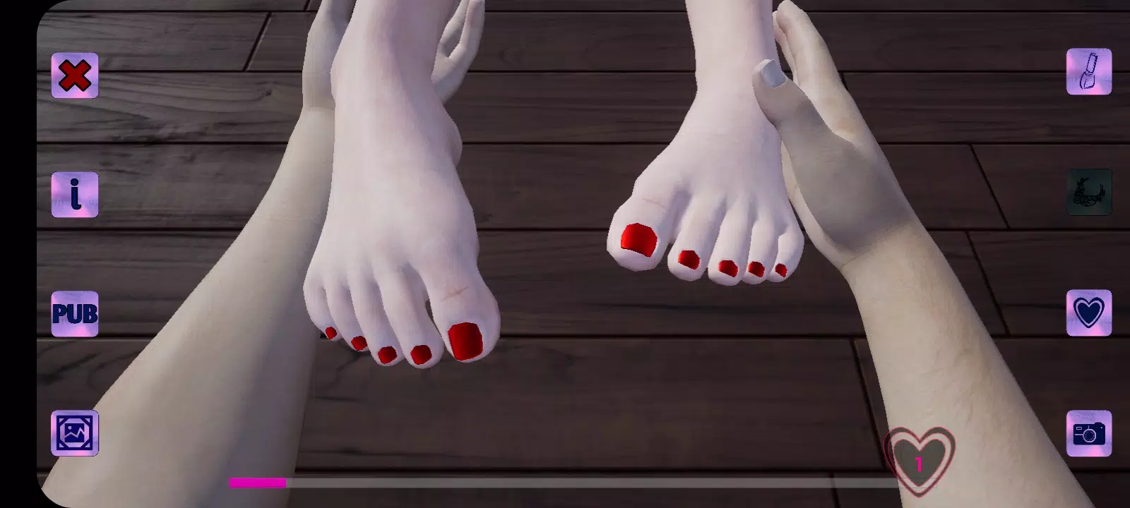 Girl feet Captura de tela 0