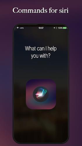 Siri Assistnt voice commands ဖန်သားပြင်ဓာတ်ပုံ 0