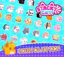 Stacky Cat kawaii runner Game स्क्रीनशॉट 2