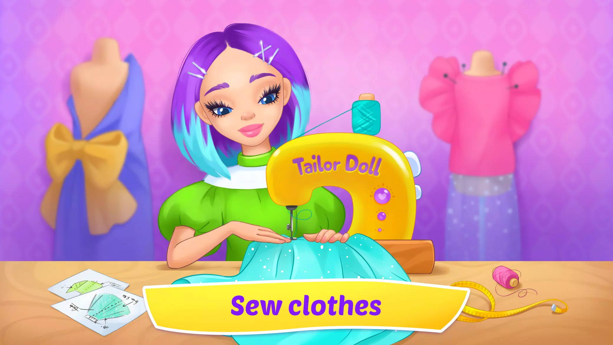 Fashion Doll: games for girls Ekran Görüntüsü 1