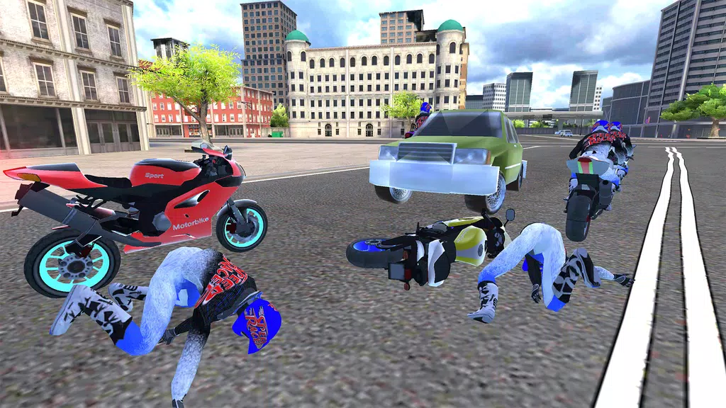 Real Moto Bike City Racing Schermafbeelding 3