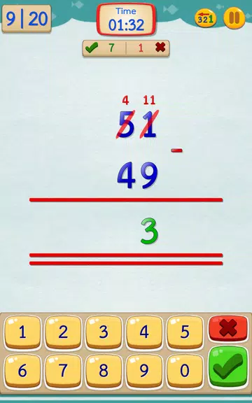 Math Fast Plus and Minus ภาพหน้าจอ 1