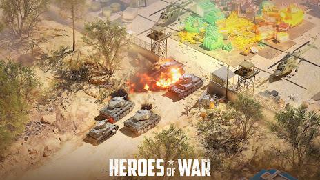 Heroes of War: Idle army game स्क्रीनशॉट 1