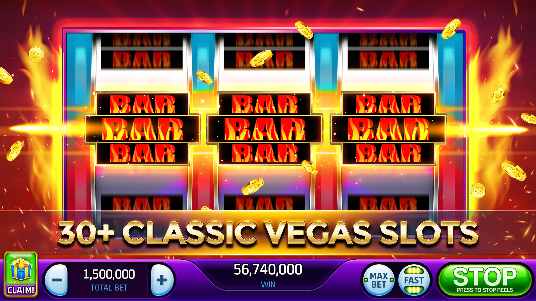 Vegas Classic Slots—777 Casino Скриншот 0