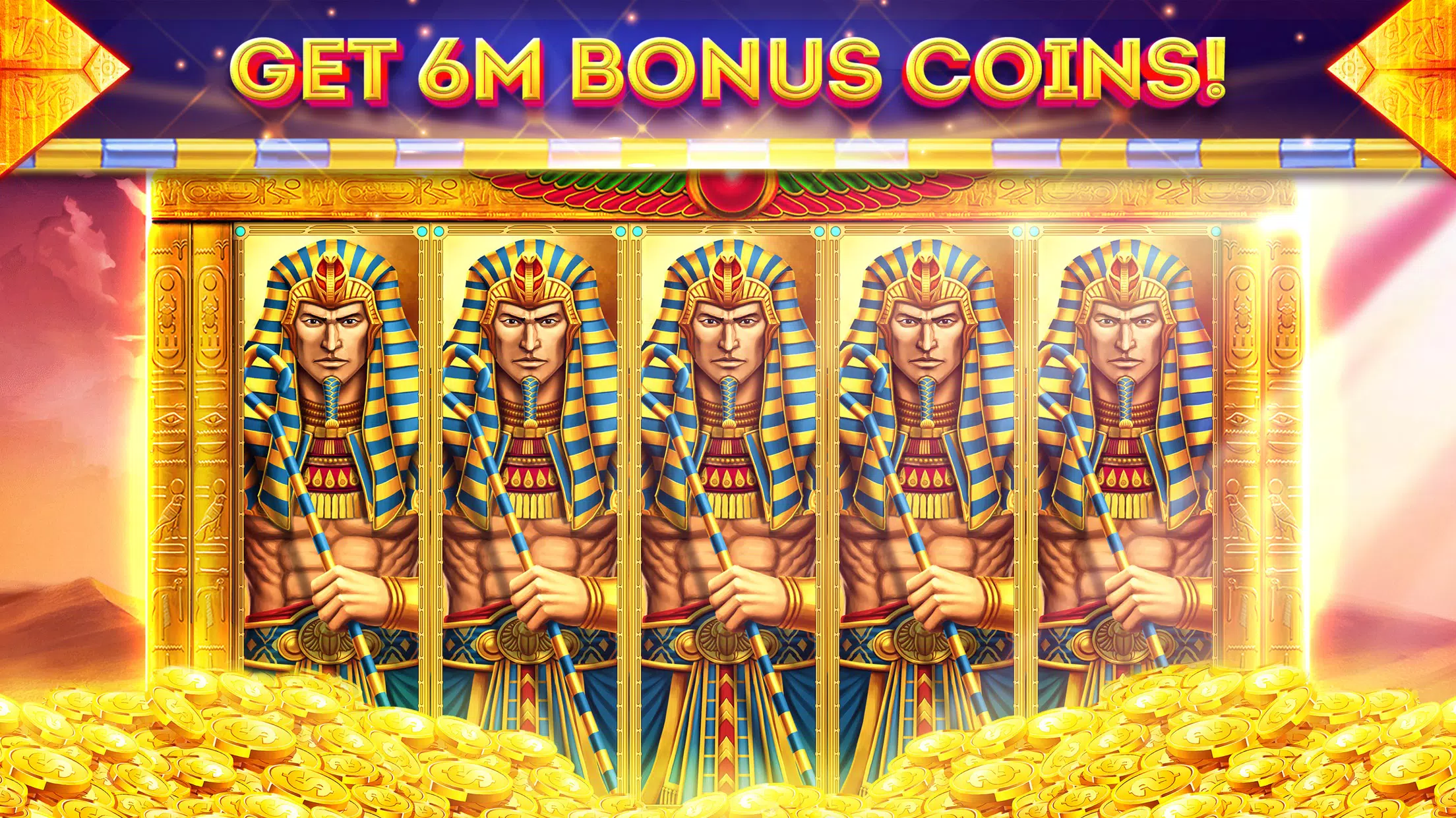 Pharaohs of Egypt Slots Casino Screenshot 0