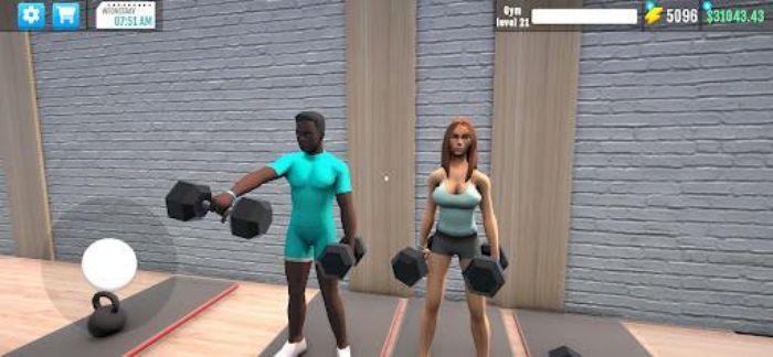 Fitness Gym Simulator Fit 3D Captura de pantalla 0