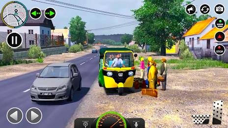 US Tuk Tuk Auto Rickshaw Games Zrzut ekranu 1