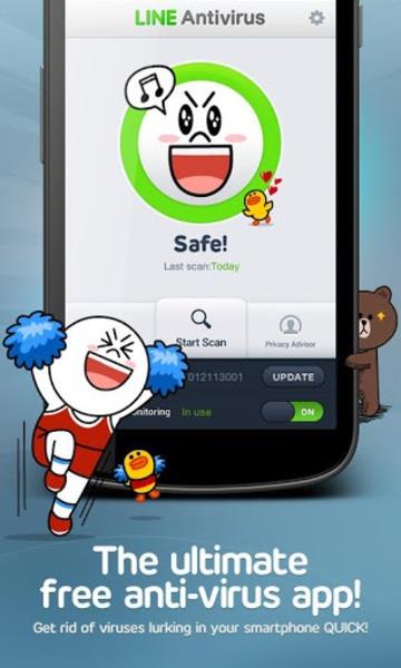 LINE Antivirus Tangkapan skrin 0