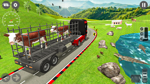 Animal transport Truck game 3d Screenshot 1