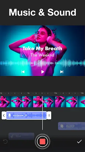 Vlog video editor maker: VlogU Screenshot 3