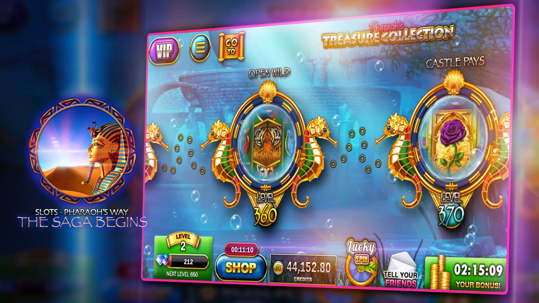 Slots - Pharaoh's Way Casino Captura de tela 1