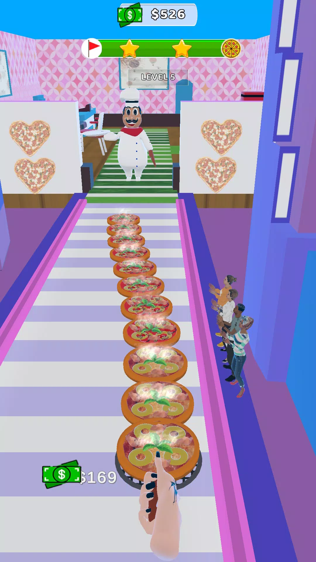 Pizza Stack : Pizza Cooking 3D 스크린샷 1