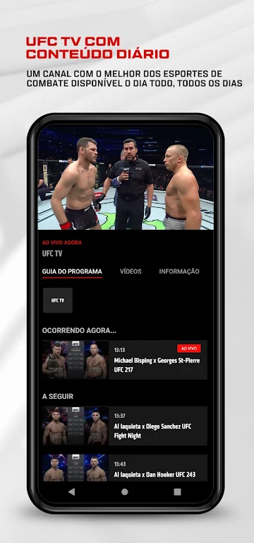 UFC Fight Pass - MMA ao vivo Ảnh chụp màn hình 2