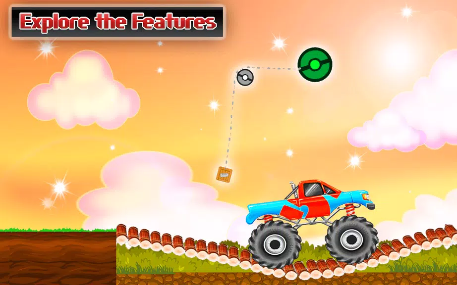 Rope Bridge Racer Car Game 스크린샷 2