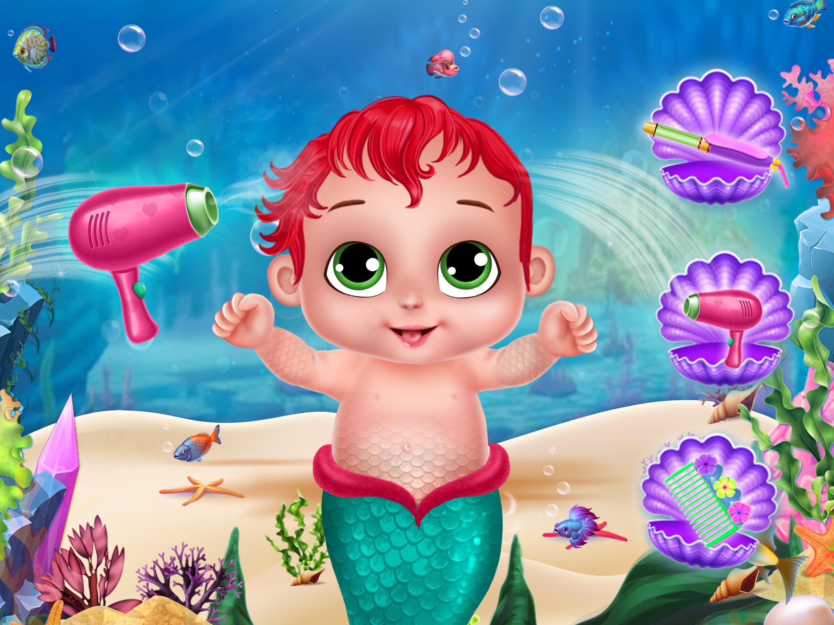 Mermaid Girl Care-Mermaid Game Screenshot 2