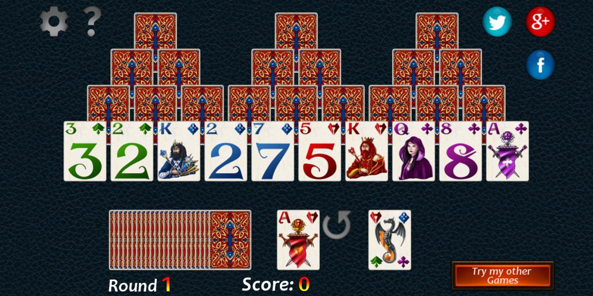 Fantasy Solitaire TriPeaks Screenshot 0