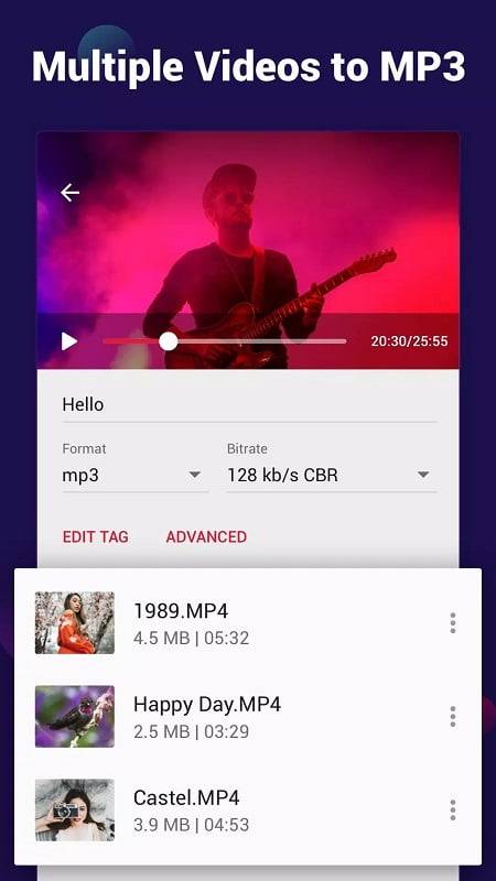 Video to MP3 – Video to Audio Schermafbeelding 1