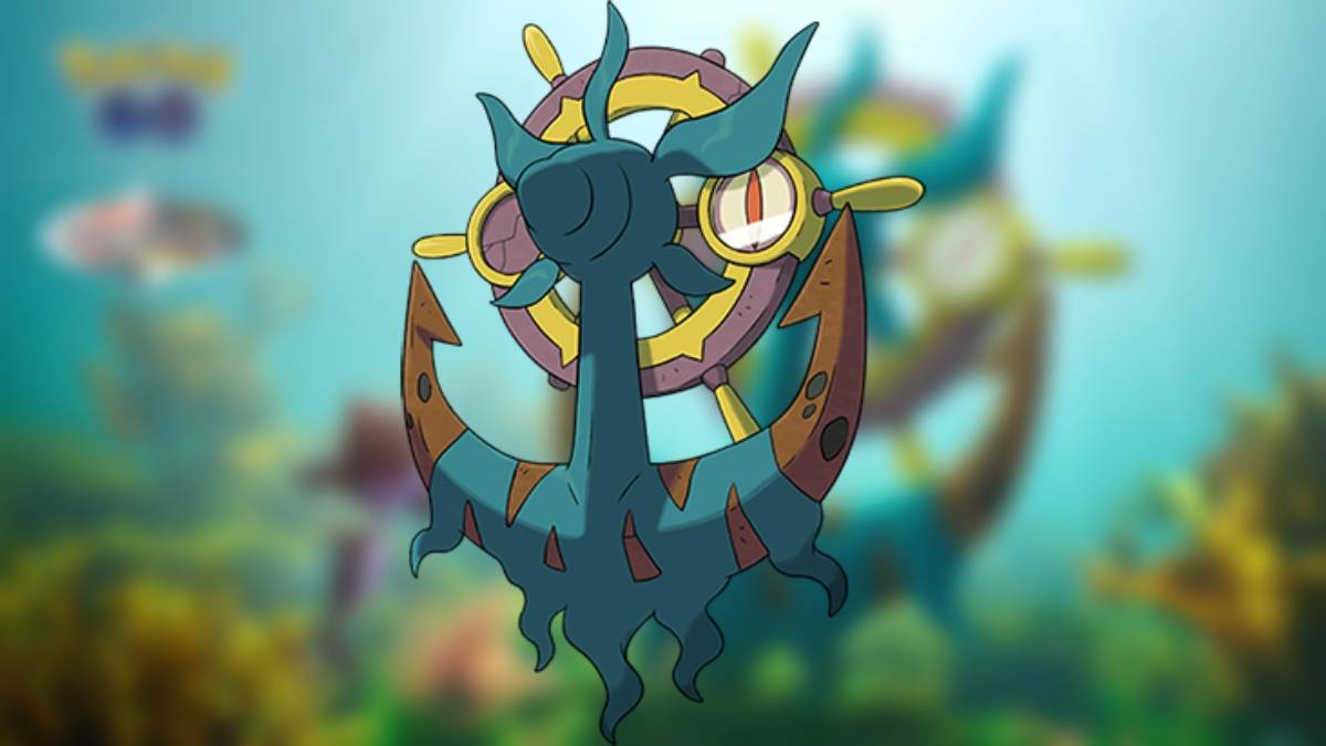 Dhelmise from Pokemon GO, obtainable only via 3-Star Raids during Beloved Buddies