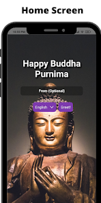 Buddha Purnima Photo Images Wishes Greetings Screenshot 0